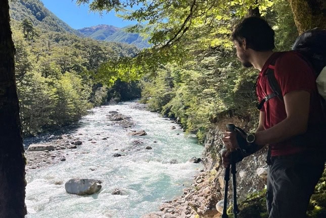 Día 1 - Entrada al campamento base desde Bahía Murta